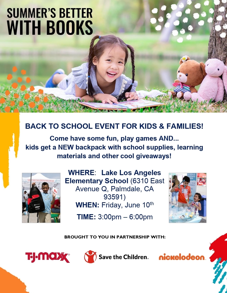Save the Children Back to School Event 