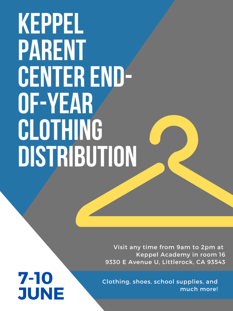 Keppel Parent Center Clothing Distribution