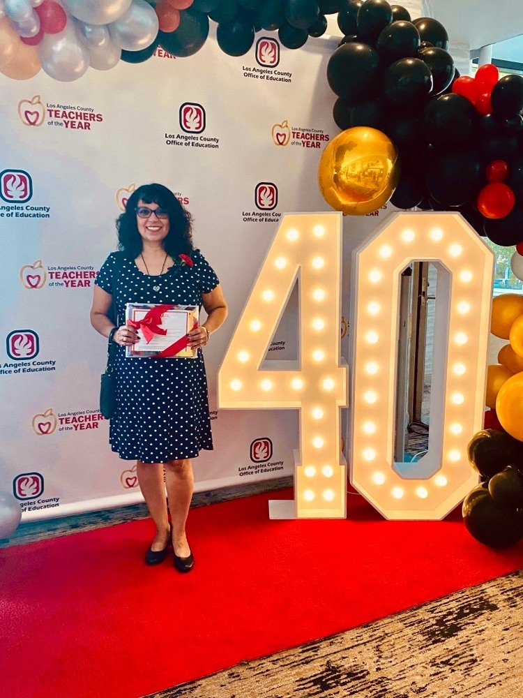 2020-21 Teacher of the Year, Mrs. Paliza