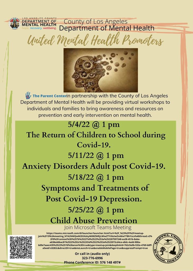 May Mental Health Seminars