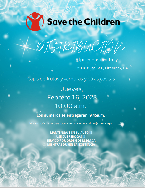 Save the Children Distribution 2-16
